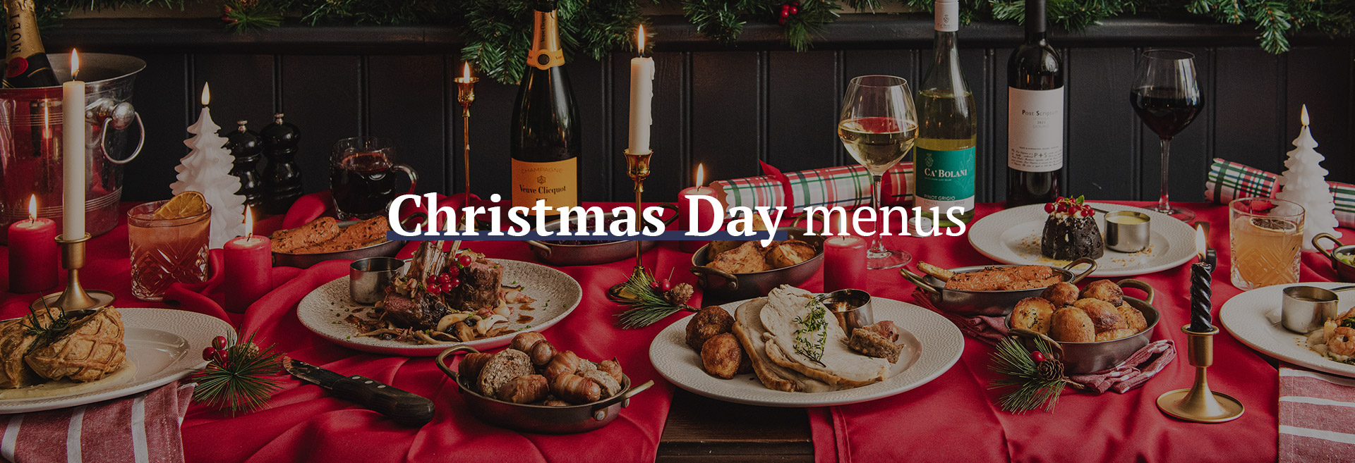 Christmas Day Menu at The Bull