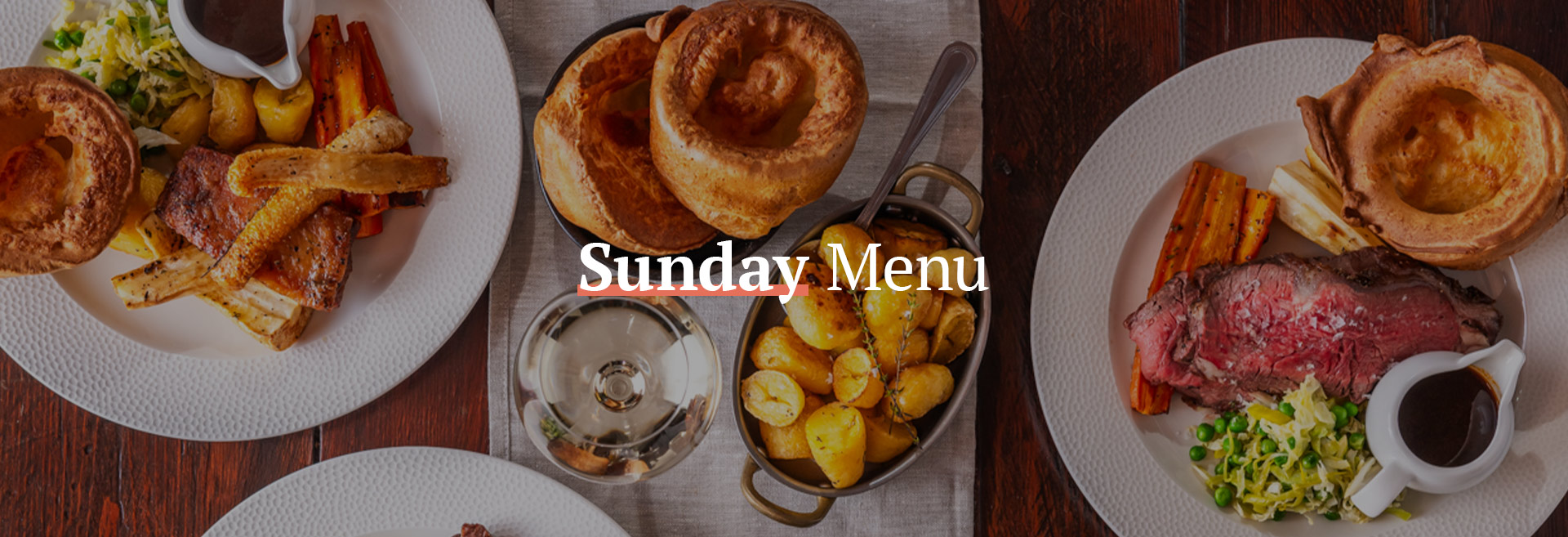 Sunday Menu at The Bull