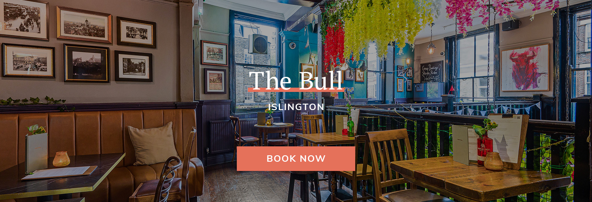 Join us at The Bull in London for delicious pub food